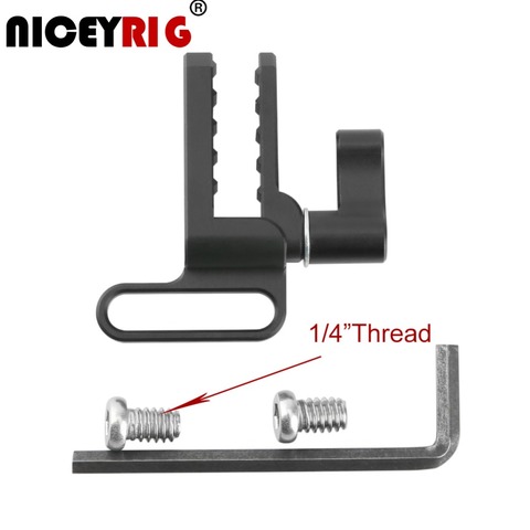NICEYRIG HDMI Cable Clamp for Sony A7r iii a7r3 a7m3 A7S A7r ii Camera Rig for Panasonic Lumix GH5 GH5S for Nikon DSLR Cage Rig ► Photo 1/6