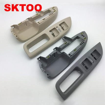 SKTOO For 2007-2014 Skoda Octavia door handle inside the front handle bracket lifter switch box button box ► Photo 1/1