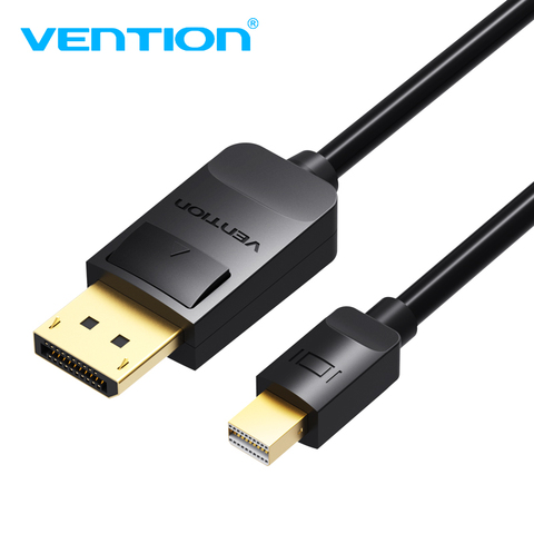 Vention Thunderbolt Mini displayport to Displayport Cable Mini DP to DP Cable Adapter Computer TV Converter for Macbook Pro Air ► Photo 1/6