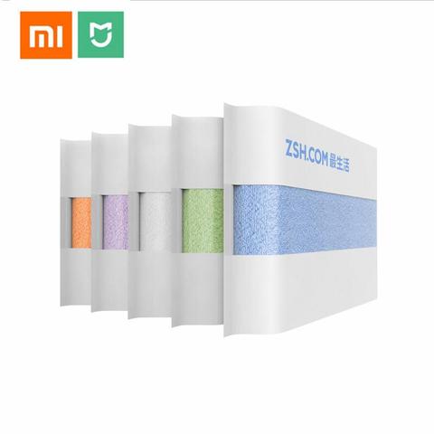 Xiaomi ZSH Polyegiene Antibacterical Towel Young Series 100% Cotton 5 Colors Highly Absorbent Bath Face Hand Towel ► Photo 1/6