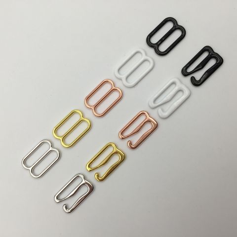 Wholesale 10 sets  Various sizes of bra hooks and sliders strap adjusters buckles 5 color ► Photo 1/6