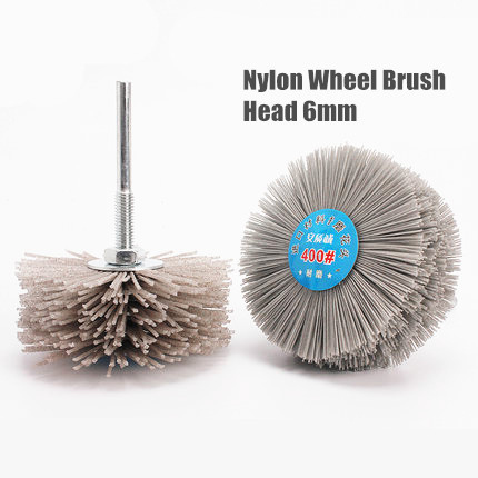 80# 120# 240# 320# 400# 600# Abrasive Nylon Wheel Brush Woodwork Durable Polish Bench Grinder For Metal Stone Wood ► Photo 1/4