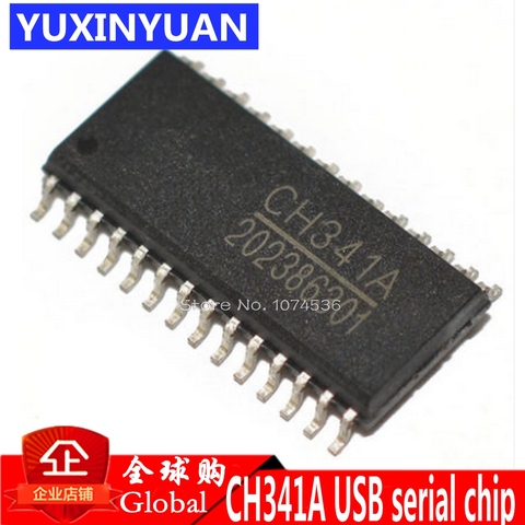 Brand new original CH341A CH341 patch SOP-28 USB serial chip 1PCS ► Photo 1/1