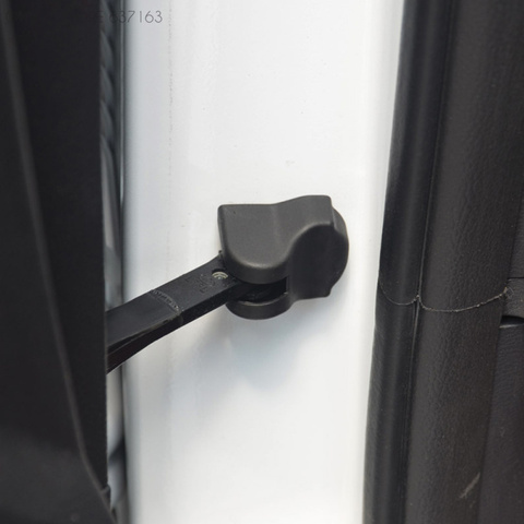 4pcs/lot Car styling Door Check Arm Protection Cover For Hyundai SOLARIS Verna Sonata 8 Tucson Elantra HB20 i20 i30 Santa Fe ► Photo 1/6