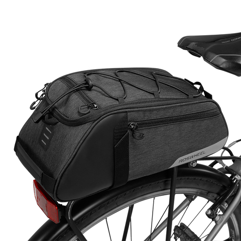 ROSWHEEL Essential 141466 8L Bicycle Trunk Bag Carrier Rear Sea Pack Pannier Luggage Carrier Pouch Hand Shoulder Carry Shoulder ► Photo 1/1