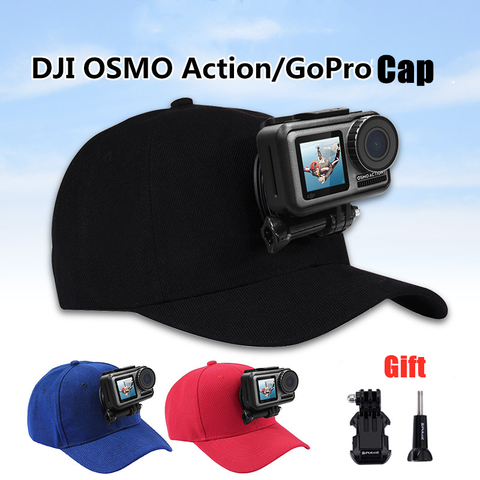 1PC Adjustable Baseball Cap for Gopro Hero 6 5 4 3 SJCAM SJ7000 SJ6000 M20 Eken H9 H9R H8 Pro Yi 4K SOOCOO Sport Action Camera ► Photo 1/4