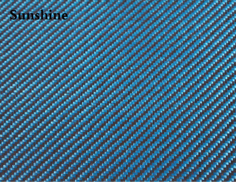 190gsm Blue  Twill Carbon Aramid Fiber Hybrid Fabric For Sport Products New-materials 3k Carbon Fiber Cloth Aramid Fiber ► Photo 1/6