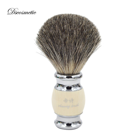 vintage hand-crafted pure Badger Hair with Resin Handle  metal base  Shaving Brush for  men's grooming kit ► Photo 1/6