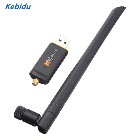 USB 3.0 1200Mbps Wifi Lan Dongle Adapter with Antenna For Laptop 2.4G and 5G band RTL8812BU Wireless-AC Wlan Dual Band 802.11ac ► Photo 1/6