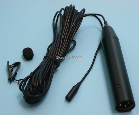 Professional Omni Directional Lavalier Lapel Tie Clip Microphone XLR 3Pin Phantom ► Photo 1/1