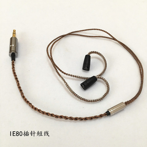diy earphone cable OFC cable for se535 mmcx pin ue900 se215 IM50 IM70 IE80 0.75MM 0.78MM pin short cable 45cm ► Photo 1/6