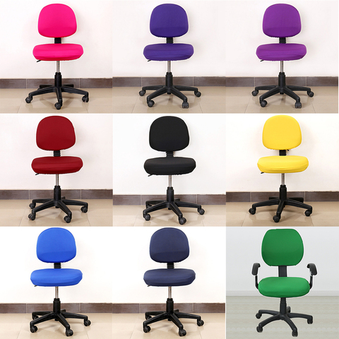 History Review On Elastic Fabric Spandex Seat Covers For Computer Chairs Office Chair Gaming Easy Washable Removeable Without Armrest Cover Aliexpress Er Azumi Alitools Io - How To Make Seat Covers For Office Chair