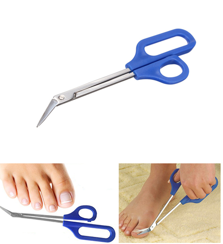 Long Reach Toenail Scissors :: long handle nail clippers