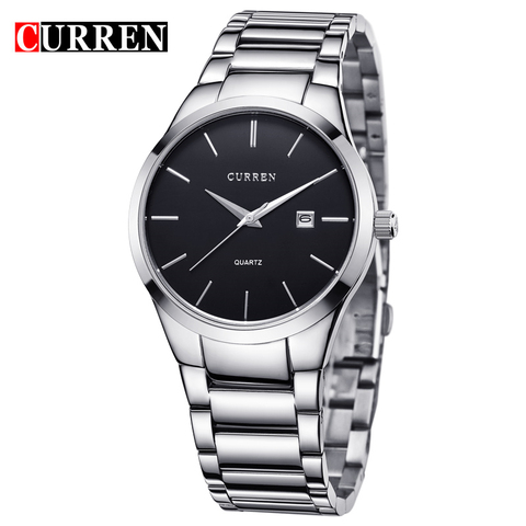 CURREN Luxury Brand New Analog sports Wristwatch Display Date Men's Quartz Watch Business Watch Men Watch relogio masculino 8106 ► Photo 1/6