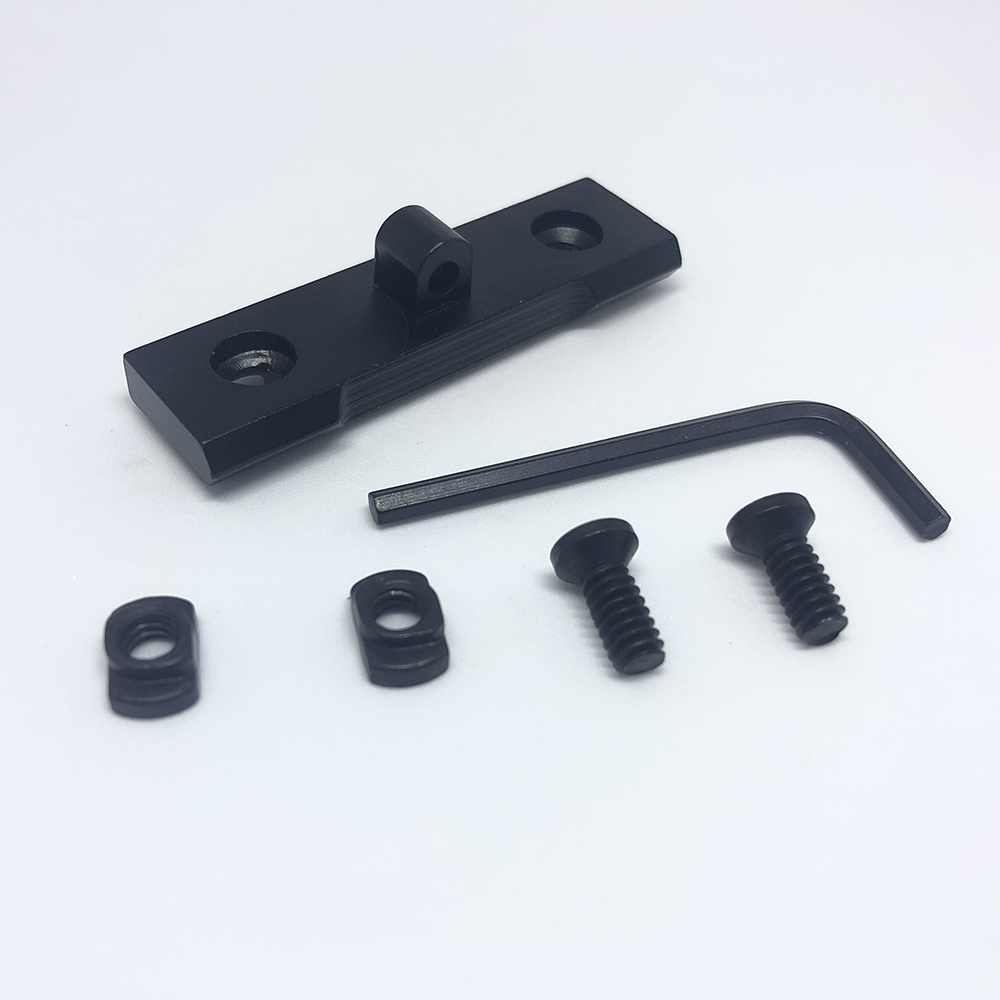 Tactical M-LOK Bipod Mount Handguard Adapter Low Profile For Hunting 