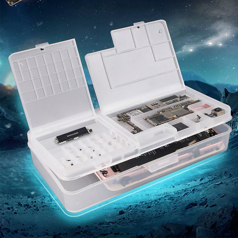 5pcs/lot SUNSHINE SS-001A Mobile Phone LCD Screen Mainboard IC Parts Repair Multi-function Storage Box ► Photo 1/6