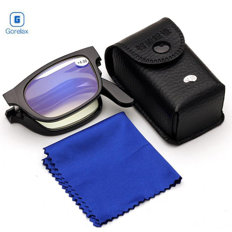 Vision Glasses Magnifier Magnifying Eyewear Reading Glasses Portable Gift For Parents Presbyopic Magnification 100-400 Degree ► Photo 1/6