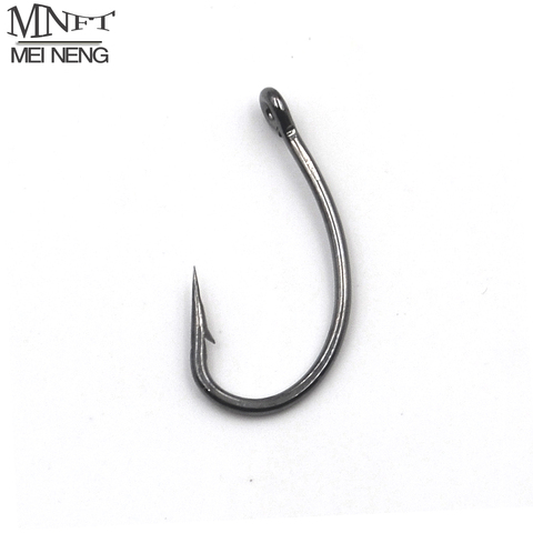 MNFT 50PCS High Carbon Steel Barbed Carp Fish Hook Rig Hooks Size 6 , 8 , 10 Fishing Tackle ► Photo 1/5