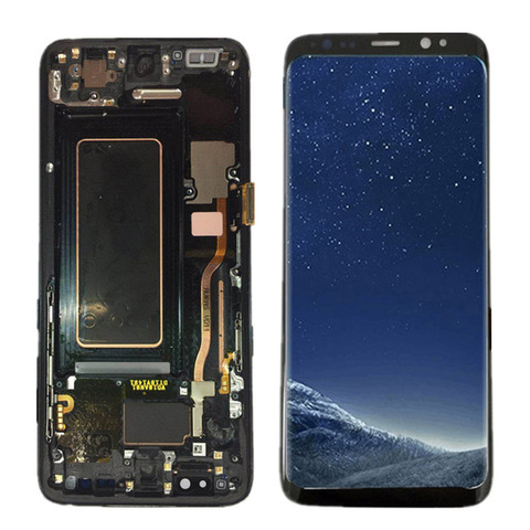 100% Tested Working Replacement For Samsung S8 G950F G950U G950W8 Super AMOLED LCD Display Touch Screen Assembly +Tools ► Photo 1/4