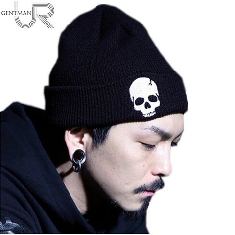 Hot Selling Unisex Acrylic Knitted Hat Winter Hats Skull Style Skullies & Beanies For Woman And Man 3 Colors Warm Winter Cap ► Photo 1/6