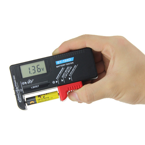 BT-168D Digital Battery Capacitance Diagnostic Tool Battery Tester LCD Display Check AAA AA Button Cell Universal Tester ► Photo 1/6