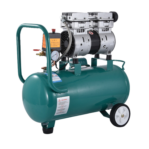 750-30L High Pressure Air Pump Portable Mute Oilless Air Compressor Copper Motor Two-Cylinder Air Compressor 220V 750W 1400r/min ► Photo 1/1