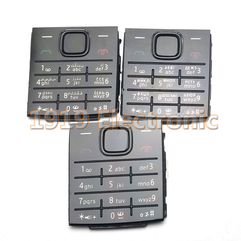 New Main Menu English Or Russian Keypad Keyboard Buttons Cover Case Housing For Nokia x2-00 x200 ► Photo 1/1