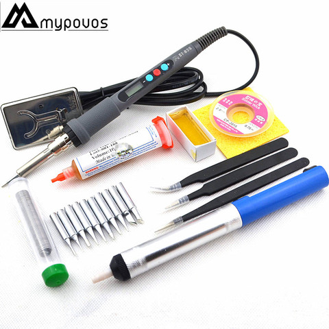 ST936 60W Electrical Soldering Iron Rework Welding Gun Tool LED Digital Adjustable Temperature Soldering Station 220V 110V ► Photo 1/6