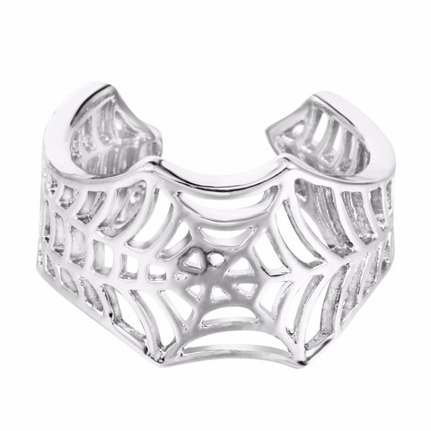 Kinitial Bat Rings Handmade Spider Web Animal Tail Puzzle Jewelry Open Adjustable Encircle Ring Wholesale Bijoux ► Photo 1/6