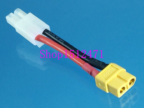 Female XT60 XT-60 Connector to Male TAMIYA Adapter with 14awg Wire ► Photo 1/6