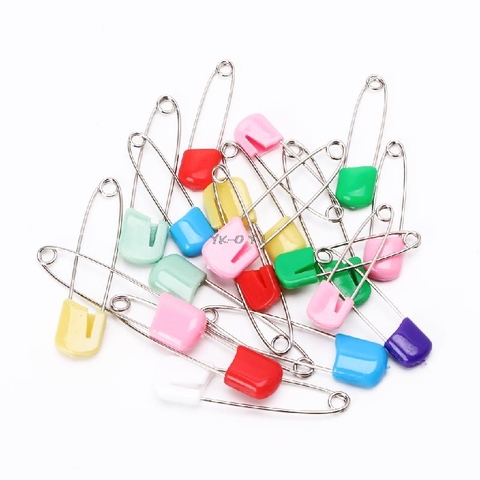 20Pcs Baby Infant Child Cloth Nappy Diaper Pins Safety Locking Holder Colorful ► Photo 1/6