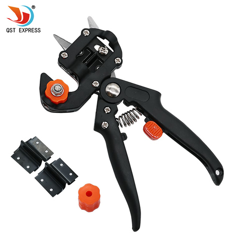 QSTEXPRESS Grafting machine Garden Tools with 2 Blades Tree Grafting Tools Secateurs Scissors grafting tool Cutting Pruner Q002 ► Photo 1/6