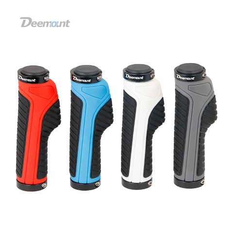 Deemount Bicycle Grips Ergonomic Bar End Firm Mount Both Ends Lock Grip Handlebar 2 Color Tone Holder MTB Cycling Hand Rest ► Photo 1/6
