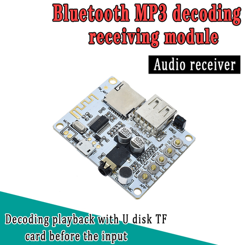 Bluetooth Audio Receiver Bluetooth MP3 Decoding USB TF Card Board Decoding Broadcast Output Level Before Play ► Photo 1/6