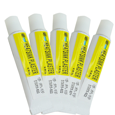 5pcs/lot Star 922 Thermal Conductive Heatsink Plaster Silicone Grease  Adhesive Cooling Paste Compound Glue For Heat Sink Sticky ► Photo 1/1