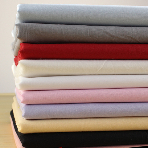 50X150CM Cotton lining fine combing cotton color pure color cotton cloth clothing shirt fabric beddingmade Dolls Dyed Fabrics ► Photo 1/2