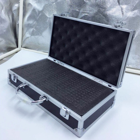 30x17x8cm Aluminum tool box Portable Instrument box Storage Case with Sponge Lining Handheld Impact resistant ToolBox ► Photo 1/6