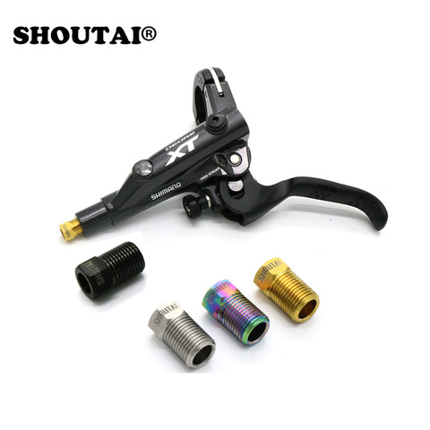 BIke TC4 Titanium Brake Oil Pipe Interface Adapter Screw For Shimano XT M800 Bicycle Parts ► Photo 1/6