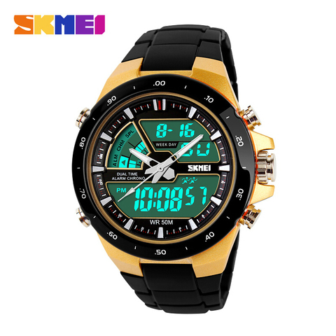 SKMEI Brand Casual Men Sports Watches Digital Quartz Women Fashion Dress Wristwatches LED Dive Military Watch relogio masculino ► Photo 1/6