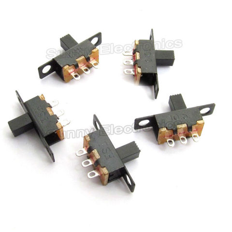 20PCS Black Mini Size SPDT Slide Switches On-Off PCB 5V 0.3A SPDT Panel Mini Slide Switch ► Photo 1/1