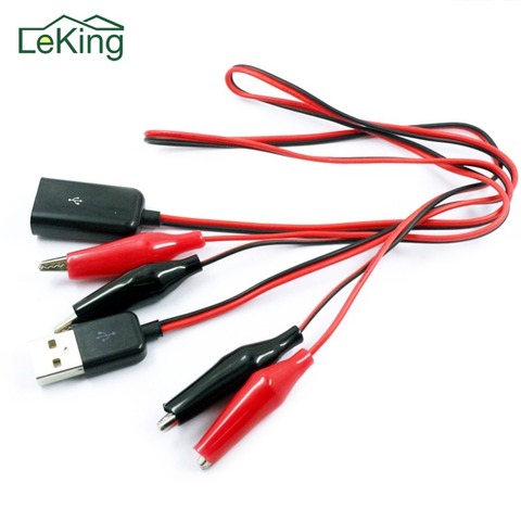 USB Alligator Clips Male Or Female To USB Tester Detector Voltage Meter Ammeter Capacity Power Meter Monitor Holding Wire Set ► Photo 1/6