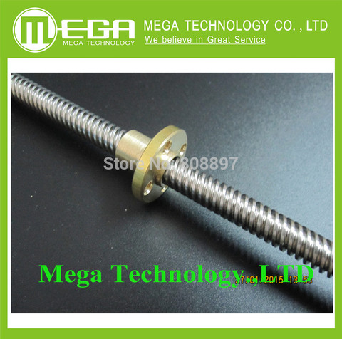 RepRap 3D Printer THSL-300-8D Lead Screw Dia 8MM Thread 8mm Length 300mm with Copper Nut Free Shipping Dropshipping ► Photo 1/1