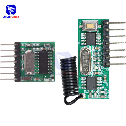 TX118SA-4 Wireless Wide Voltage Coding Transmitter RX480E-4 Decoding Receiver 4 Channel Output Module for 433Mhz Remote Control ► Photo 1/6