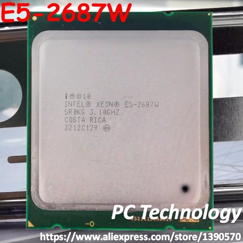 E5 2687W Original Intel Xeon E5-2687W  E5 2687W 3.10GHz 8-Core 20M DDR3 1600MHz FCLGA2011 TPD 150W Processor free shipping ► Photo 1/1