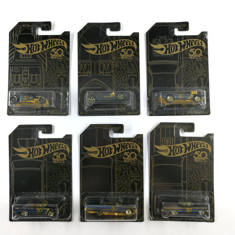 Hot Wheels Car Collector's Black Gold Edition 50th Anniversary