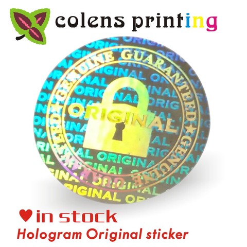 custom hologram stickers / WARRANTY VOID IF REMOVED security Original Silver laser Holographic label printing 2*2CM 2000PCS/bag ► Photo 1/3