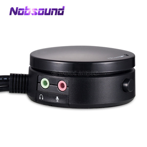 Mini 3.5mm Computer Volume Control Headset/Speaker Audio Switch with Microphone ► Photo 1/6