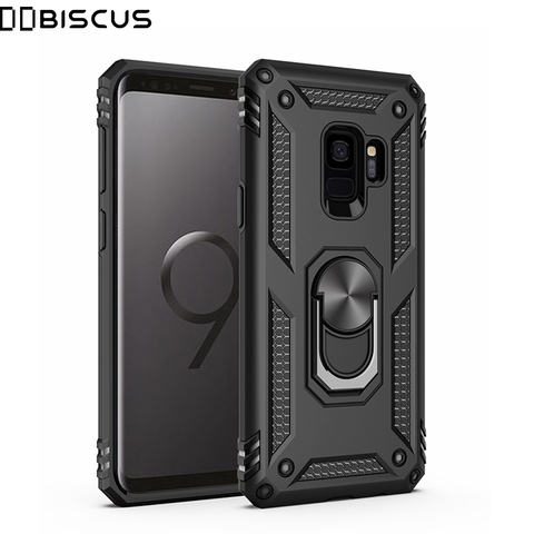 For Samsung S9 Cases Luxury Armor Soft Shockproof Case For Samsung Galaxy S9 Plus S9 S 9 S9Plus Silicone Bumper Hard PC Cover ► Photo 1/6