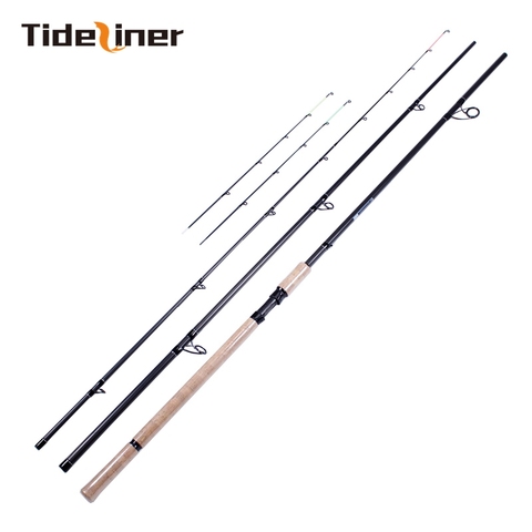 4.2m Feeder fishing rod 150g 3 tips 3+3 H M S spinning carp fishing rod feeder high quality carbon fiber river top fishing gear ► Photo 1/1