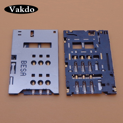 2pcs sim card reader slot tray holder module connector socket For ZTE Nubia Z5 mini z5mini NX402 NX401 NX40X U956 U807 plug ► Photo 1/3